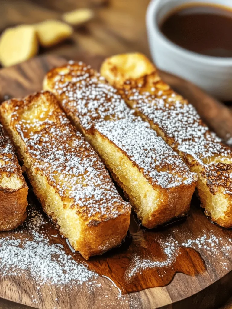 Baked French toast sticks combine the classic flavors of traditional French toast with a fun, finger-food twist that both kids and adults love. Imagine crispy edges, a soft center, and an aroma that fills your kitchen, inviting everyone to gather around the breakfast table. They are ideal for hectic mornings when you need a quick, satisfying meal that can be prepped in advance. Just bake a batch and reheat them as needed for an effortless breakfast solution.