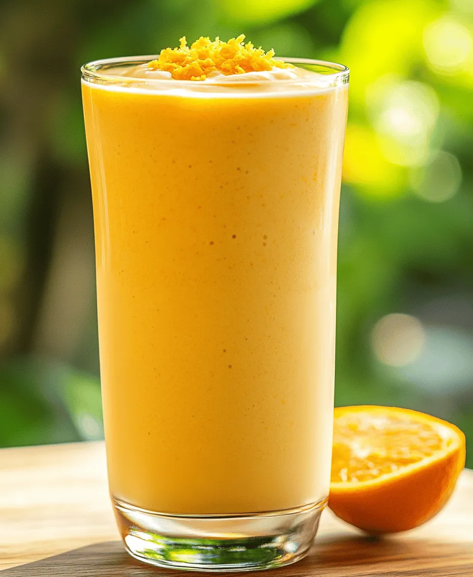 When it comes to our diet, balance is key, and this Creamy Orange Dreamsicle Protein Shake hits all the right notes. Packed with essential nutrients and beneficial ingredients, this shake not only satisfies your cravings but also supports your overall health.