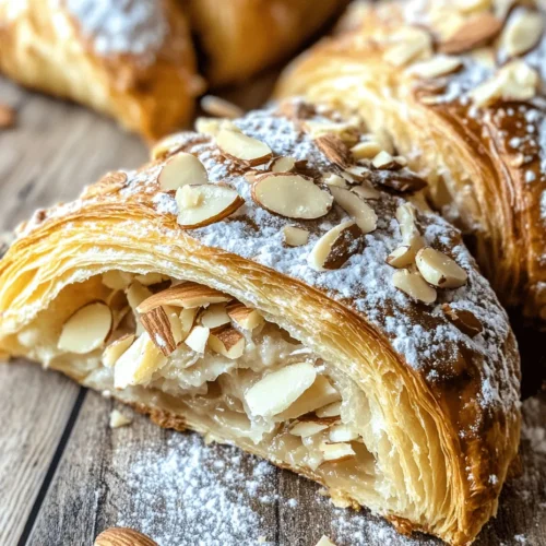 To create the perfect Almond Bliss Croissants, it is essential to understand the components that contribute to their delightful taste and texture. These pastries are made from a classic croissant dough, enriched with a sweet almond filling that elevates the experience. Each ingredient plays a significant role in achieving the desired flavor and flakiness characteristic of croissants.