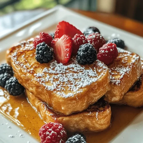 Imagine waking up to the irresistible aroma of freshly baked custard-soaked bread, the sweet scent of caramelized sugar wafting through your kitchen. This is the allure of Overnight Crème Brûlée French Toast, a delightful breakfast that transforms the classic French toast into a luxurious experience. With its rich flavors and decadent texture, this dish is not only a feast for the taste buds but also a visual delight, making it the perfect centerpiece for brunch gatherings or a special weekend treat.