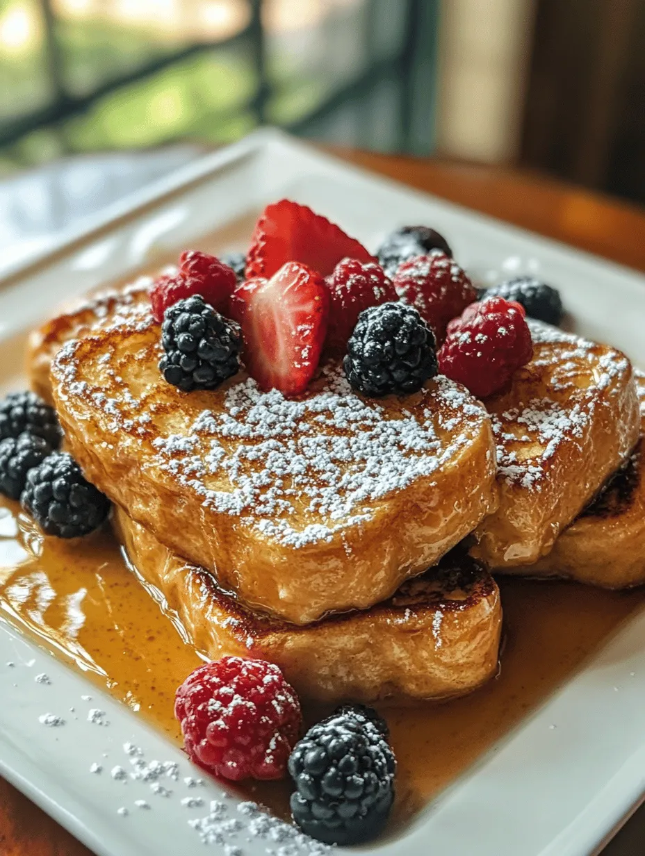 Imagine waking up to the irresistible aroma of freshly baked custard-soaked bread, the sweet scent of caramelized sugar wafting through your kitchen. This is the allure of Overnight Crème Brûlée French Toast, a delightful breakfast that transforms the classic French toast into a luxurious experience. With its rich flavors and decadent texture, this dish is not only a feast for the taste buds but also a visual delight, making it the perfect centerpiece for brunch gatherings or a special weekend treat.