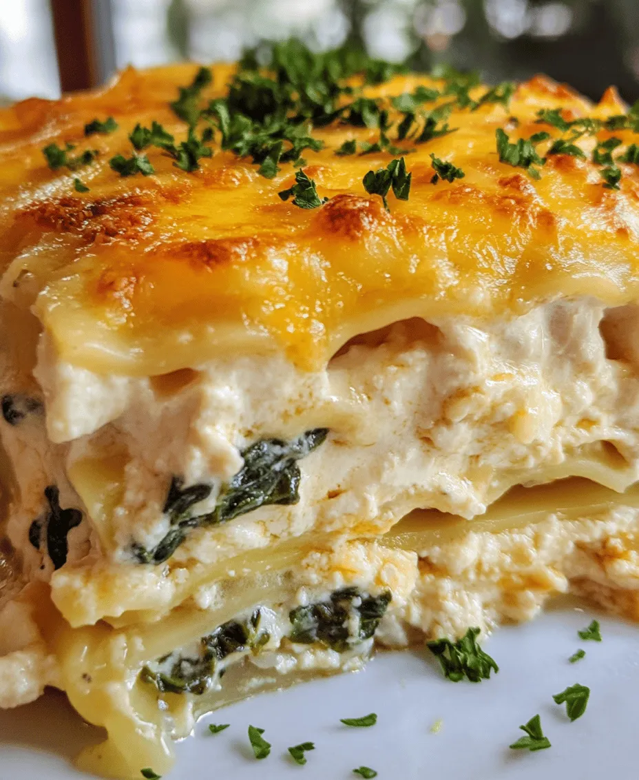 Lasagna is a dish that transcends generations and cultures, often hailed as one of the ultimate comfort foods. Layered with rich flavors and hearty ingredients, it warms the heart and fills the belly. Traditionally made with ground meat and tomato sauce, lasagna has many variations, each reflecting the local ingredients and tastes. Today, we introduce you to a delightful twist on this classic dish: Creamy Chicken Lasagna Delight. This version is a creamy, cheesy masterpiece that not only satisfies the palate but also incorporates nutritious ingredients for a well-rounded meal.