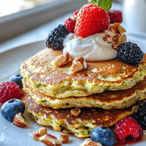 The foundation of any great recipe lies in its ingredients, and the Zesty Zucchini & Oatmeal Pancakes are no exception. Let’s explore the key components that contribute to both the flavor and health benefits of this dish.