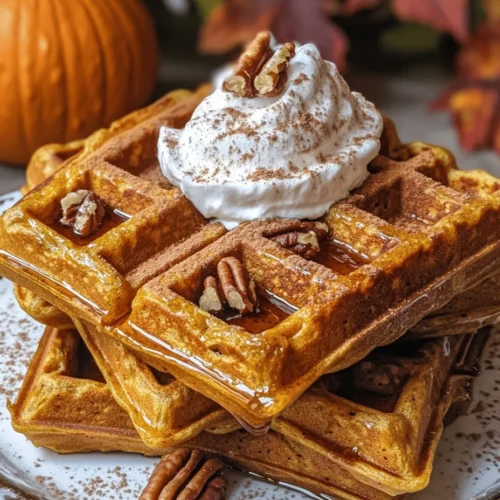 As autumn blankets the landscape in hues of orange and gold, there’s a palpable excitement in the air for the seasonal flavors that define this time of year. One flavor that stands out and has become a hallmark of fall is pumpkin. From lattes to pies, pumpkin-flavored dishes evoke warmth and comfort, making them beloved staples on menus and in homes alike. Among these seasonal delights, Fluffy Pumpkin Waffles Delight emerges as a perfect choice for breakfast or brunch. These waffles not only capture the essence of autumn but also offer a delightful combination of flavors and textures that will tantalize your taste buds.