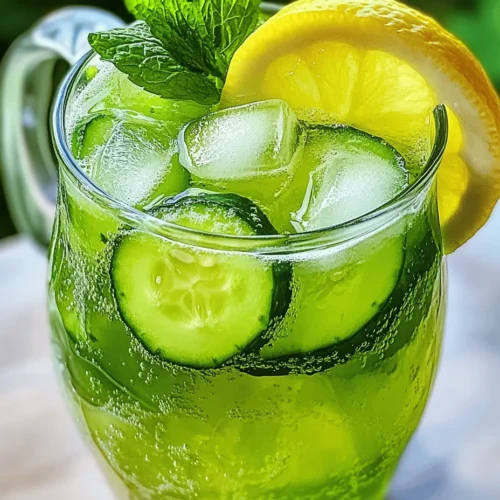 As the days grow longer and the sun shines brighter, summer presents the perfect opportunity to indulge in refreshing beverages that tantalize the taste buds and rejuvenate the spirit. Among these, the delightful Refreshing Cucumber Lemonade stands out as a quintessential summer drink. This beverage not only quenches your thirst but also adds a unique twist to the traditional lemonade by incorporating the cooling essence of cucumber along with the aromatic flavor of fresh mint.