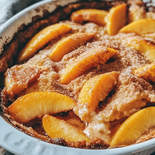 Peach cobbler is more than just a dessert; it is a warm embrace, a slice of nostalgia, and a true representation of Southern hospitality. This quintessential Southern treat captures the essence of summer with its juicy, sweet peaches nestled beneath a golden, buttery crust. The aroma of cinnamon and baked fruit wafting from the oven evokes cherished memories of family gatherings, picnics, and lazy afternoons spent on the porch. For many, peach cobbler is a symbol of comfort, bringing a taste of home to the table.