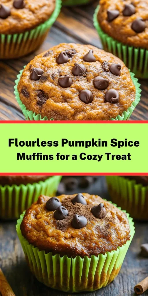 Get ready for fall flavors with these irresistibly delicious pumpkin spice flourless muffins! Made with wholesome ingredients like pumpkin puree, almond butter, and sweetened with honey or maple syrup, these muffins are both healthy and satisfying. Easy to whip up in just 30 minutes, they're perfect for breakfast or a snack. Optionally add chocolate chips or nuts for an extra treat. Enjoy warm or store for up to 5 days. Perfect for cozy mornings!