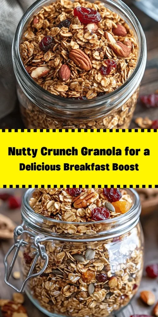 Whip up a batch of Crunchy Nut & Seed Delight Granola for a deliciously healthy snack! Made with rolled oats, a mix of nuts, pumpkin and sunflower seeds, this granola is sweetened with honey or maple syrup and enriched with coconut oil and cinnamon. Perfect for breakfast or a midday energy boost, just bake it until golden, add your favorite dried fruits, and store it for easy snacking. A wholesome treat that’s simple to make and absolutely satisfying!