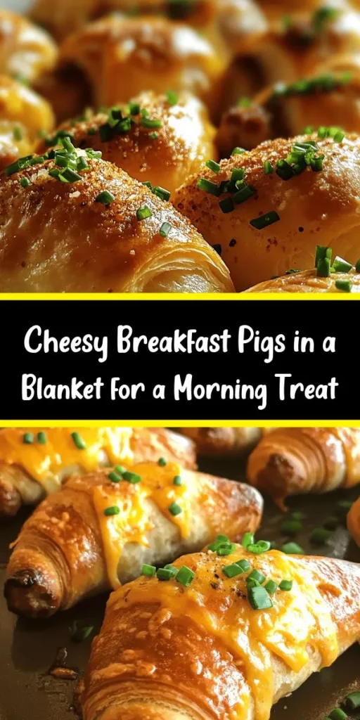 Start your morning off right with these delicious Morning Delight Pigs in a Blanket! Perfect for breakfast or brunch, this easy recipe combines breakfast sausages, flaky crescent roll dough, and a cheesy Dijon twist. Simply roll up the seasoned sausage pieces in dough, brush with an egg wash, and bake until golden. Serve with your favorite dipping sauces for a delightful treat that everyone will love. Quick to prep and ready in just 30 minutes!