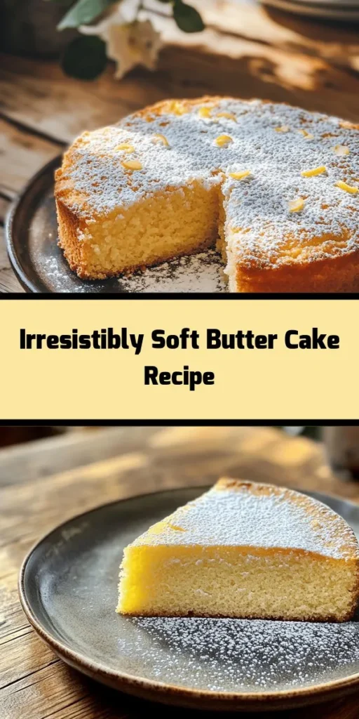 Indulge in the delight of this Heavenly Soft Butter Cake! Perfectly fluffy and rich, it's made with simple ingredients like butter, sugar, and eggs. The lemon zest adds a refreshing twist, making it an irresistible treat. Follow these easy steps to create a delectable dessert that’s perfect for any occasion. Bake this cake to golden perfection, cool, and serve it plain or with your favorite frosting. Enjoy a slice of pure happiness!