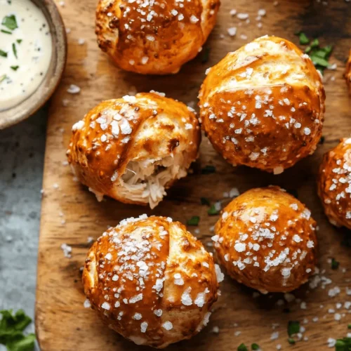 In recent years, pretzel bites have emerged as a beloved choice for snack enthusiasts, combining the delightful chewiness of pretzels with a variety of fillings and flavors. These bite-sized treats are incredibly versatile, making them perfect for any occasion—from casual family movie nights to lively game day parties. Among the myriad of pretzel bite recipes, the Cheesy Ranch Buffalo Chicken Pretzel Bites stand out as a delicious fusion of creamy, spicy, and cheesy elements that tantalize the taste buds.