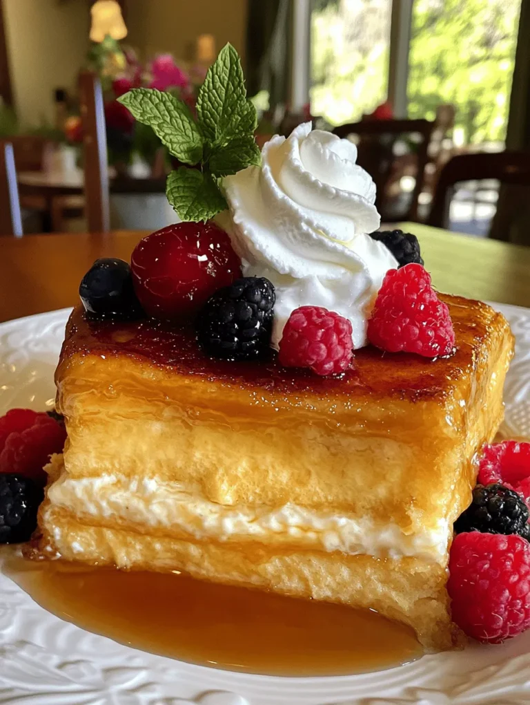 Imagine waking up to the aroma of caramelized sugar and vanilla wafting through your home, enticing you to the breakfast table. Overnight French toast has gained popularity in recent years, and for good reason—it combines the comforting essence of French toast with the convenience of overnight preparation. One delightful variation is the Overnight Crème Brûlée French Toast, which elevates this classic breakfast dish by infusing it with rich crème brûlée flavors.