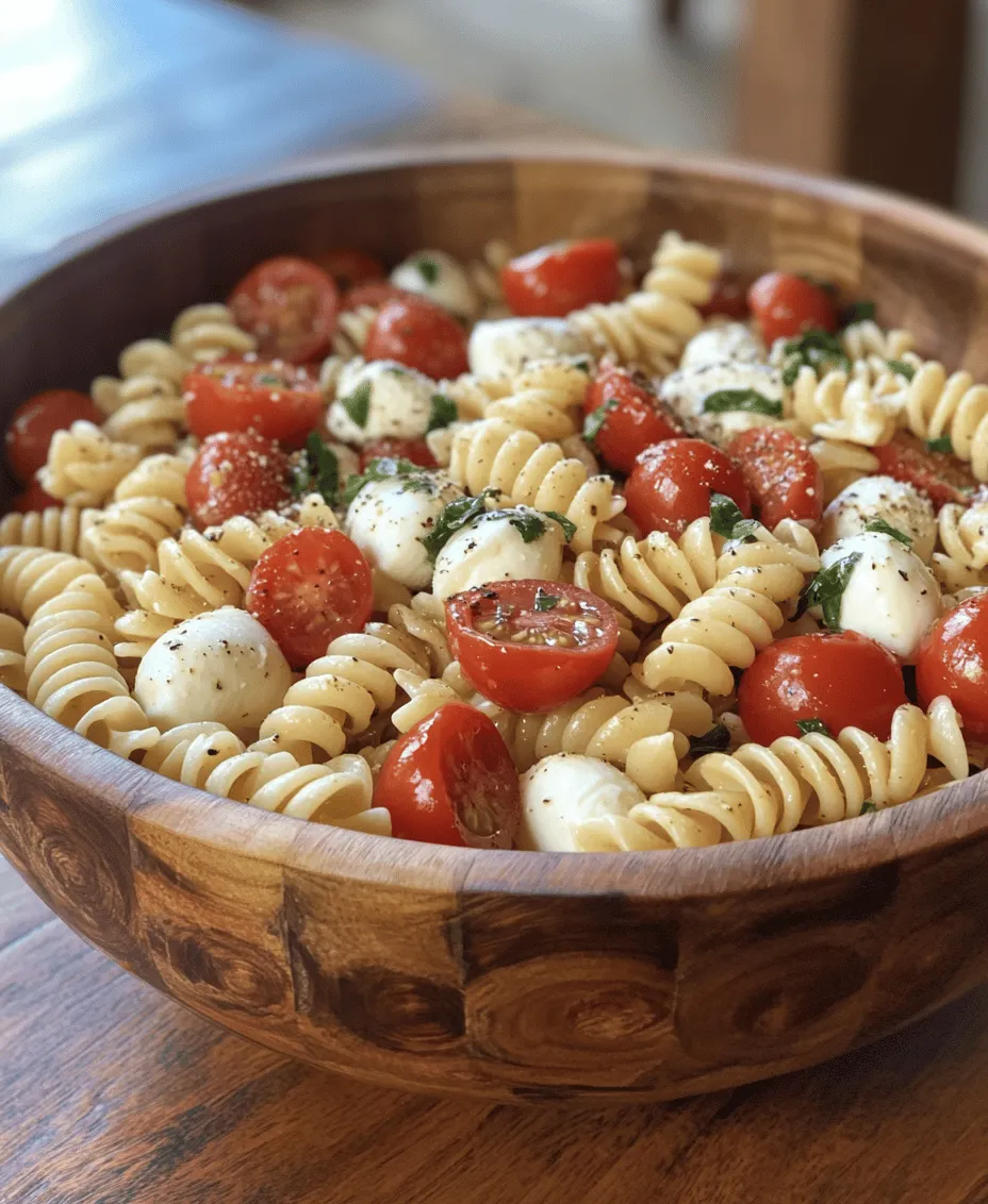 Originating from the sun-soaked shores of Italy, the classic Caprese salad is a celebration of fresh, vibrant ingredients. Traditionally composed of ripe tomatoes, creamy mozzarella cheese, fragrant basil, a drizzle of olive oil, and a splash of balsamic vinegar, this dish represents the essence of Italian cuisine: simplicity and quality. While the original Caprese salad stands as a timeless favorite, the Caprese Pasta Salad offers a delightful twist that transforms this beloved appetizer into a hearty, satisfying meal.