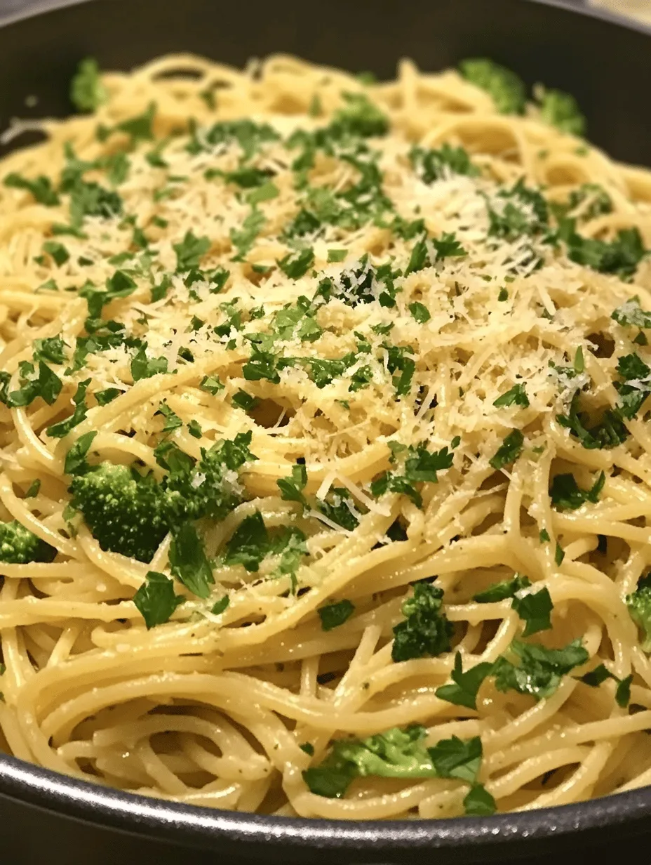 In today’s fast-paced world, easy and quick meals are essential for busy individuals and families. With the constant hustle and bustle of daily life, finding time to prepare a wholesome dinner can be a challenge. However, one recipe that perfectly balances simplicity, flavor, and nutrition is the Easy One-Pot Garlic Butter Broccoli Pasta. This dish not only brings together the delightful taste of garlic and butter but also incorporates vibrant broccoli, making it a wholesome meal option.