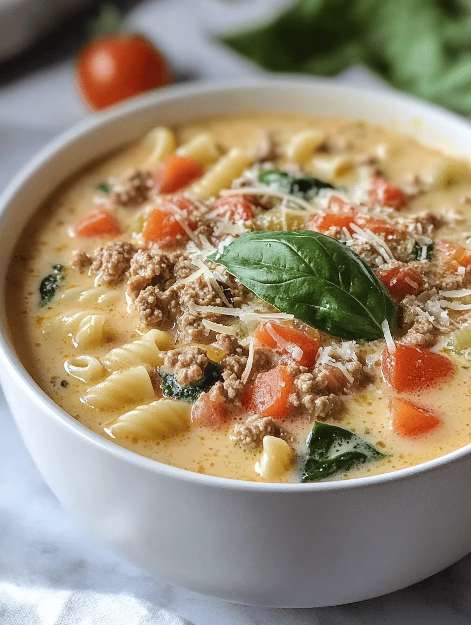 In the realm of comfort food, few dishes evoke warmth and satisfaction quite like a hearty soup. This One Pot Creamy Italian Ground Chicken Soup combines rich flavors and wholesome ingredients, making it a perfect meal for any day of the week. Picture yourself on a chilly evening, the scent of savory herbs wafting through your kitchen, inviting you to gather around the table with loved ones. This recipe not only pleases the palate but also nourishes the body, offering a delightful balance of taste and nutrition.