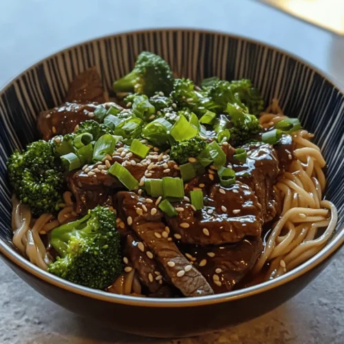 Beef and Broccoli Lo Mein is a beloved dish that captures the essence of Asian cuisine, combining tender beef and vibrant broccoli with perfectly cooked lo mein noodles. This dish has gained immense popularity not just in Chinese restaurants but also in home kitchens around the world, thanks to its enticing flavors and satisfying textures. The savory blend of soy and oyster sauces enhances the rich taste of the beef, while the crispness of the broccoli adds a fresh and nutritious element to the dish.