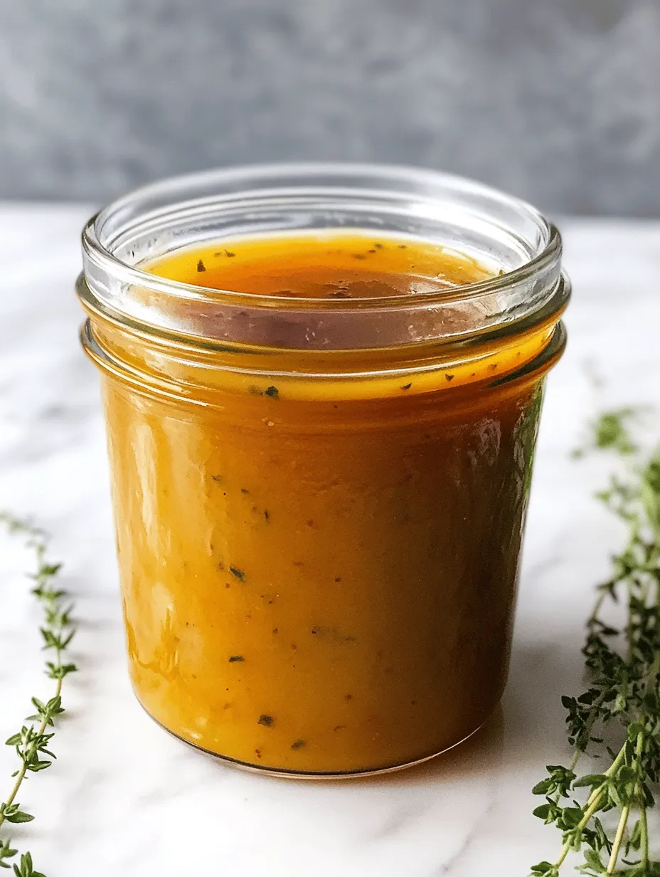If you're looking for a vibrant and flavorful way to elevate your salads, look no further than this Peach Honey Dijon Balsamic Vinaigrette. This dressing is not just a condiment; it's a celebration of seasonal ingredients that brings a delightful sweetness and tanginess to your dishes. The combination of ripe peaches, rich honey, zesty Dijon mustard, and bold balsamic vinegar creates a dressing that is as versatile as it is delicious. Whether drizzled over fresh greens, roasted vegetables, or grilled chicken, this vinaigrette will surely become a staple in your culinary repertoire.