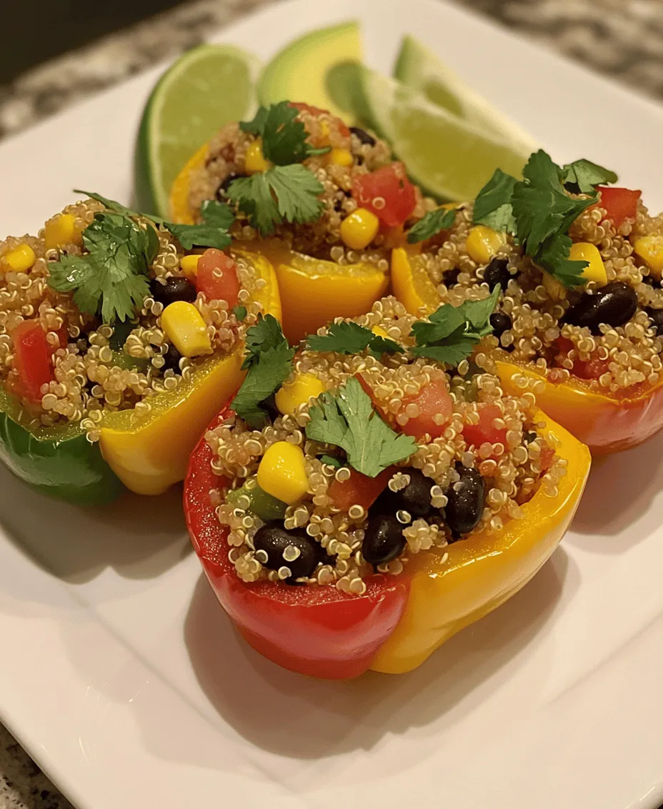 Stuffed bell peppers are a classic dish that has gained significant popularity among health-conscious eaters looking for a delicious and nutritious meal. These vibrant, colorful vessels not only make for an appealing presentation but are also a versatile option for a wide array of diets including vegan, vegetarian, and gluten-free. When it comes to a wholesome filling, nothing beats the combination of quinoa, beans, and fresh vegetables, all brought together with a medley of spices.
