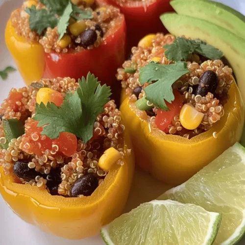 Stuffed bell peppers are a classic dish that has gained significant popularity among health-conscious eaters looking for a delicious and nutritious meal. These vibrant, colorful vessels not only make for an appealing presentation but are also a versatile option for a wide array of diets including vegan, vegetarian, and gluten-free. When it comes to a wholesome filling, nothing beats the combination of quinoa, beans, and fresh vegetables, all brought together with a medley of spices.