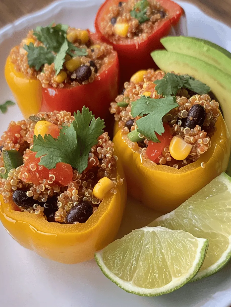 Stuffed bell peppers are a classic dish that has gained significant popularity among health-conscious eaters looking for a delicious and nutritious meal. These vibrant, colorful vessels not only make for an appealing presentation but are also a versatile option for a wide array of diets including vegan, vegetarian, and gluten-free. When it comes to a wholesome filling, nothing beats the combination of quinoa, beans, and fresh vegetables, all brought together with a medley of spices.