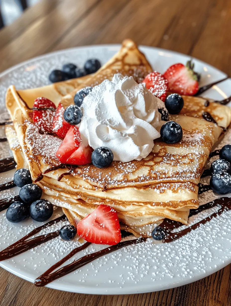 Welcome to the delightful world of crepes—thin, delicate pancakes that have captured the hearts and palates of food lovers around the globe. Whether served for breakfast, as a decadent dessert, or enjoyed as a quick snack, Sweet Vanilla Dreams Crepes offer a versatile canvas for a myriad of flavors and toppings. With their light, airy texture and sweet, fragrant aroma, these crepes are a perfect way to start your day or indulge your sweet tooth.