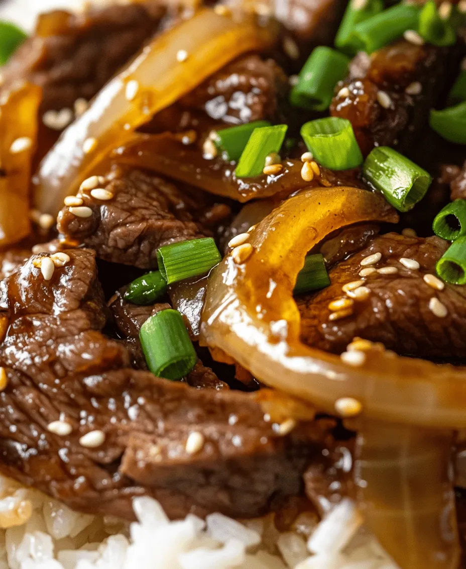 Stir-frying is an iconic cooking technique that represents the heart of Chinese cuisine, celebrated for its ability to deliver vibrant flavors and textures in a matter of minutes. This method not only encapsulates the rich culinary heritage of China but also adapts to modern cooking styles, appealing to busy home cooks looking for quick, delicious meals. Among the myriad of stir-fry dishes, the Sizzling Chinese Beef and Onion Stir-Fry stands out, showcasing the perfect harmony of tender beef, crisp onions, and a medley of aromatic ingredients.