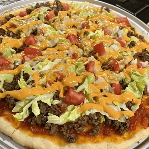 Imagine a culinary creation that combines the classic flavors of a Big Mac with the beloved comfort of pizza—a delightful fusion that satisfies cravings for both fast food and home-cooked meals. Welcome to the Big Mac Pizza, an innovative recipe that has taken the best of both worlds to create a dish that is both familiar and exciting. This recipe is not just about enjoying a slice of pizza; it’s about relishing the experience of two iconic comfort foods coming together in a fun and tasty way.
