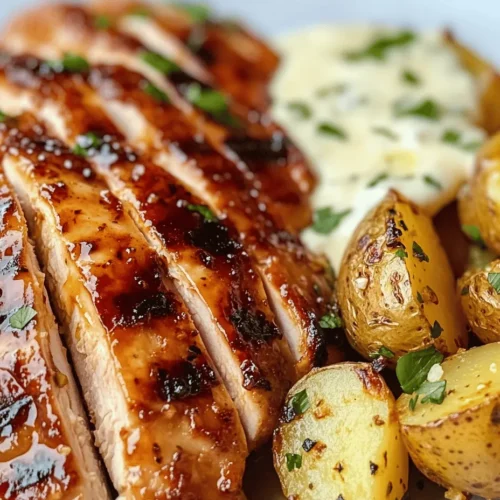 In the world of weeknight dinners, finding a recipe that is both delicious and nutritious can feel like an uphill challenge. Enter the High Protein Honey BBQ Chicken paired with Creamy Garlic Parmesan Potatoes. This delightful combination not only satisfies your taste buds but also aligns with your health goals, making it a fantastic choice for families and fitness enthusiasts alike.