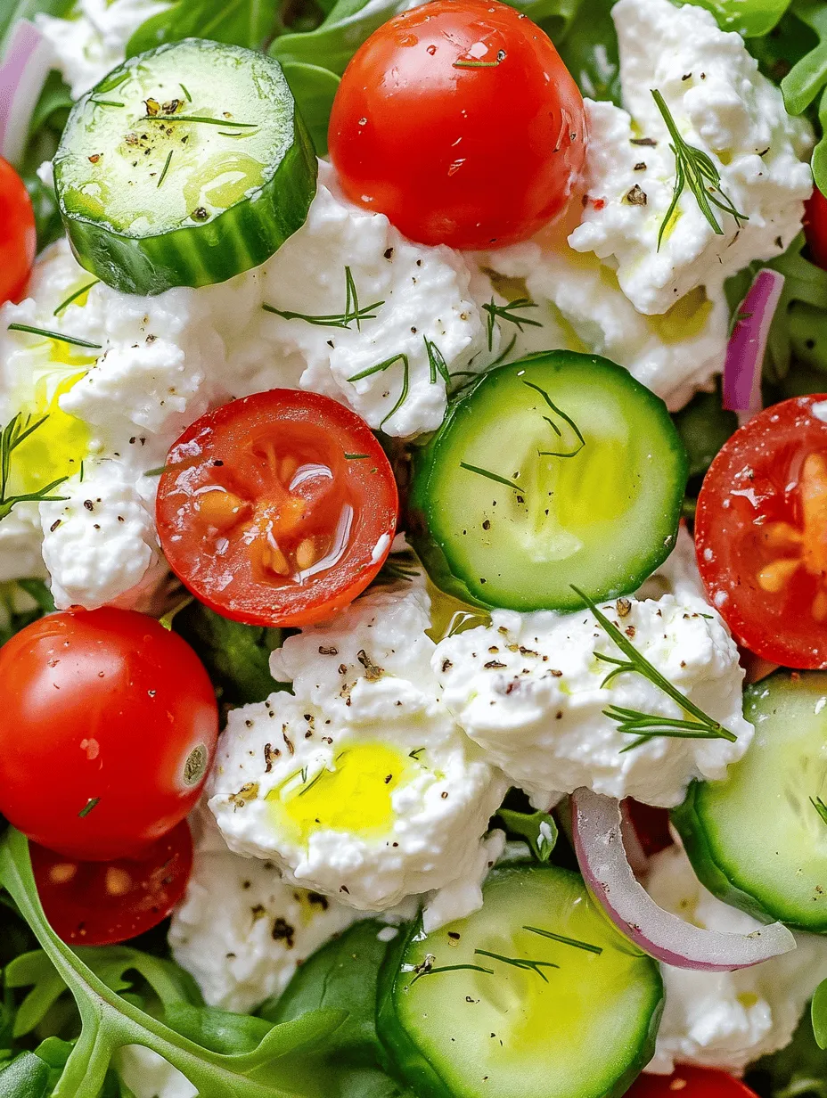 In today’s fast-paced world, the quest for healthy, refreshing meals is more prominent than ever. As consumers become increasingly health-conscious, they seek out dishes that are not only nutritious but also quick and easy to prepare. One such dish that fits perfectly into this category is the "Cottage Cheese & Cucumber Delight." This refreshing salad offers a delightful combination of flavors and textures, making it an ideal choice for a light lunch, side dish, or even a post-workout snack.