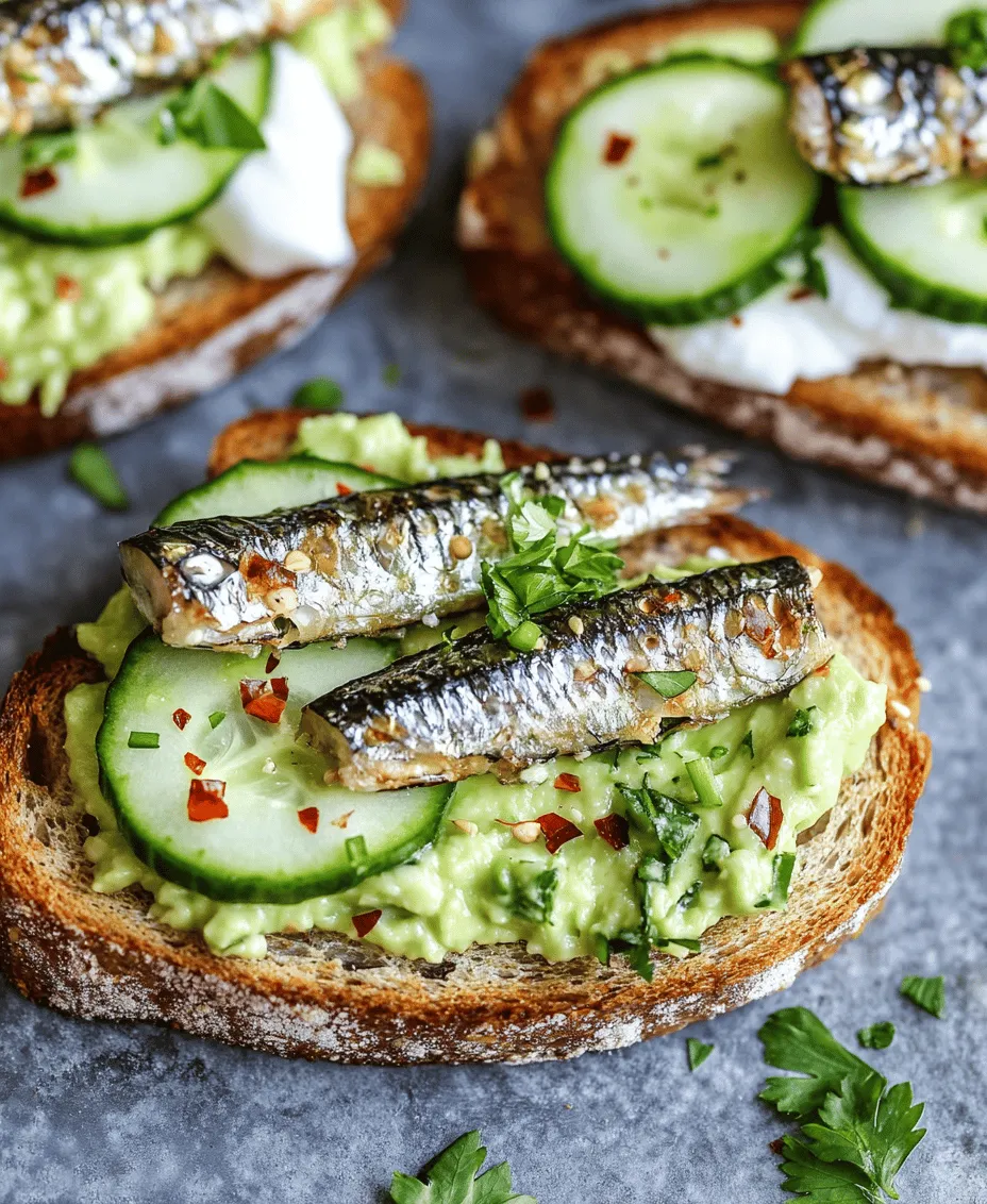 To appreciate this dish fully, it’s essential to understand the nutritional benefits of its key components: sardines, whole grain bread, avocado, and Greek yogurt.