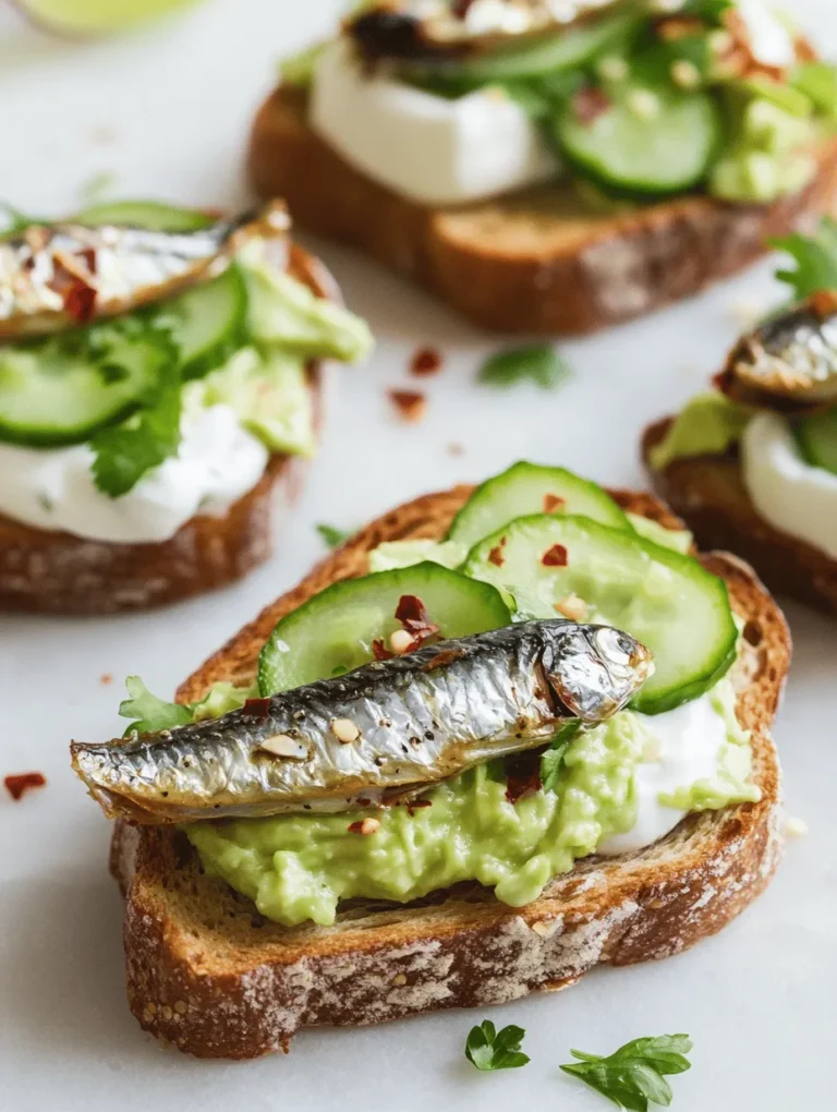 To appreciate this dish fully, it’s essential to understand the nutritional benefits of its key components: sardines, whole grain bread, avocado, and Greek yogurt.