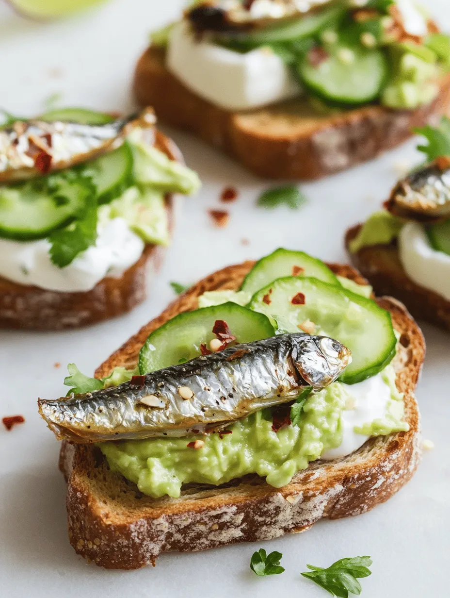 To appreciate this dish fully, it’s essential to understand the nutritional benefits of its key components: sardines, whole grain bread, avocado, and Greek yogurt.