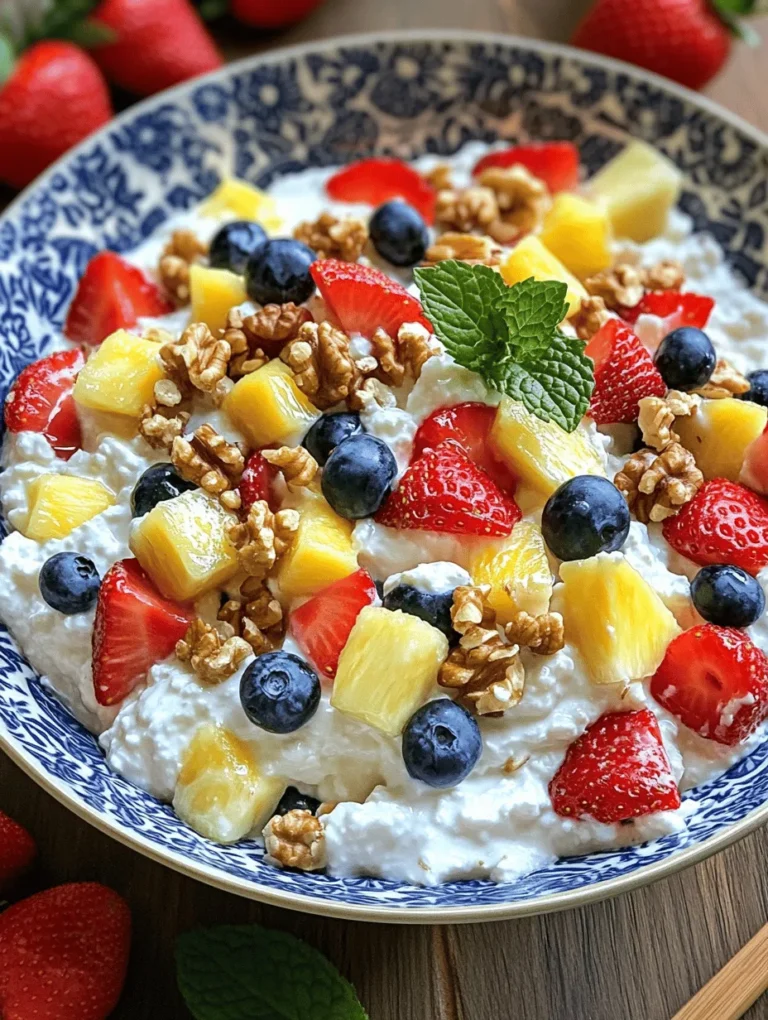 Cottage cheese has long been a staple in many kitchens, celebrated for its versatility and nutritional benefits. This creamy dairy product is not only a protein powerhouse but also low in fat, making it a popular choice for health-conscious individuals and those looking to add a nutritious twist to their meals. Whether enjoyed solo, in savory dishes, or as a sweet addition to breakfast, cottage cheese can seamlessly integrate into a variety of recipes.