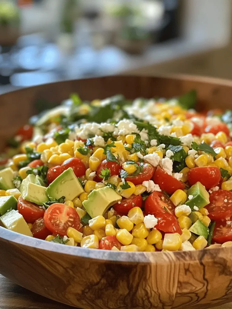 As summer rolls around, vibrant and fresh salads become a delightful centerpiece for gatherings, picnics, and casual meals at home. Among these, the Sunshine Corn Fiesta Salad stands out as a refreshing dish that captures the essence of the season. This salad is not just a meal; it's a celebration of color, flavor, and nourishment, making it the perfect addition to any summer table.