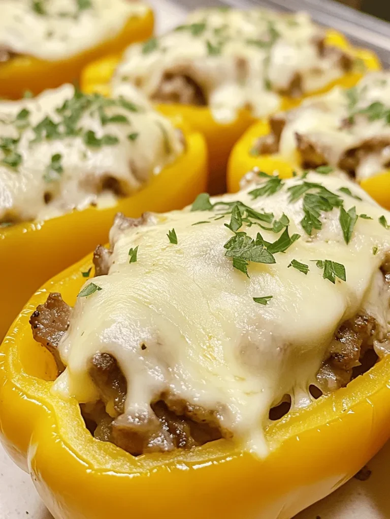 If you're a fan of the iconic Philly cheesesteak, you're in for a treat with this innovative twist: Philly Cheesesteak Loaded Stuffed Peppers. This dish marries the rich, savory flavors of the classic cheesesteak sandwich with the vibrant crunch of bell peppers, creating a meal that’s not only delicious but also visually appealing. The stuffed pepper trend has been gaining popularity in home kitchens, and for good reason. They offer a unique way to pack in flavors while incorporating nutritious ingredients, making them a perfect choice for health-conscious eaters who don’t want to sacrifice taste.