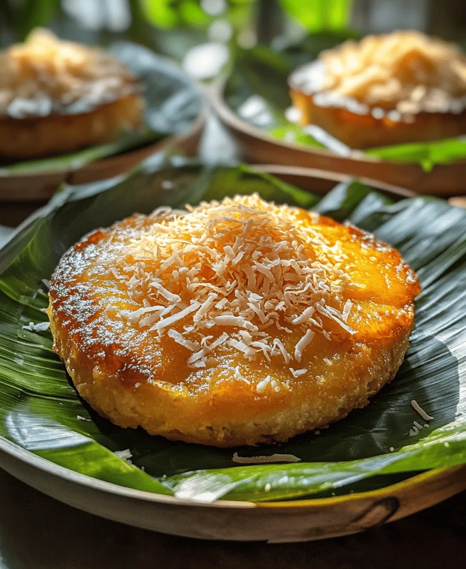 Bibingka is not just a dessert; it's a beloved traditional Filipino delicacy that evokes nostalgia, especially during the festive season. Originating primarily from the provinces of the Philippines, this rice cake is often associated with the Christmas holiday, specifically during the traditional Simbang Gabi or Night Masses. As the sweet aroma of bibingka fills the air, it brings warmth to the hearts of many Filipinos, making it a staple during family gatherings and celebrations.