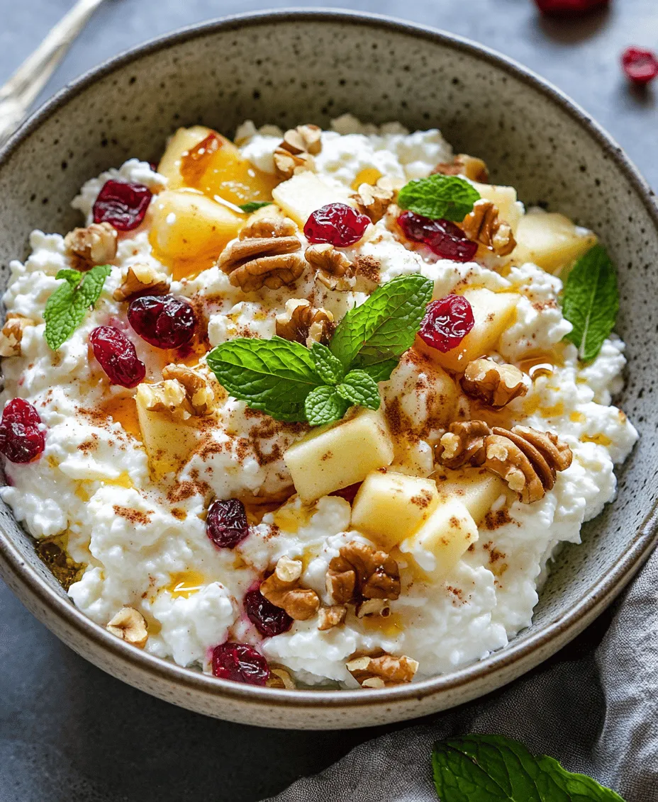 The Cottage Cheese and Apple Salad stands out for its versatility. With a few simple ingredients, you can create a dish that is not only rich in flavor but also packed with essential nutrients. It's a great option for those who follow a healthy lifestyle or anyone looking to add more wholesome foods to their diet. The combination of textures—from the creaminess of the cottage cheese to the crispness of the apples—makes each bite a delightful experience.