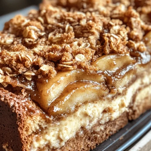 Are you ready to indulge in a delightful fusion of flavors that will satisfy your sweet tooth and warm your heart? If so, the Apple Crisp Cheesecake Bread is the perfect recipe for you. This unique dessert combines the rich, creamy goodness of cheesecake with the comforting flavors of spiced apples and a soft, moist bread base. Picture this: tender apples, a luscious cheesecake layer, and a crispy topping all baked together into a loaf that is both decadent and delightful.