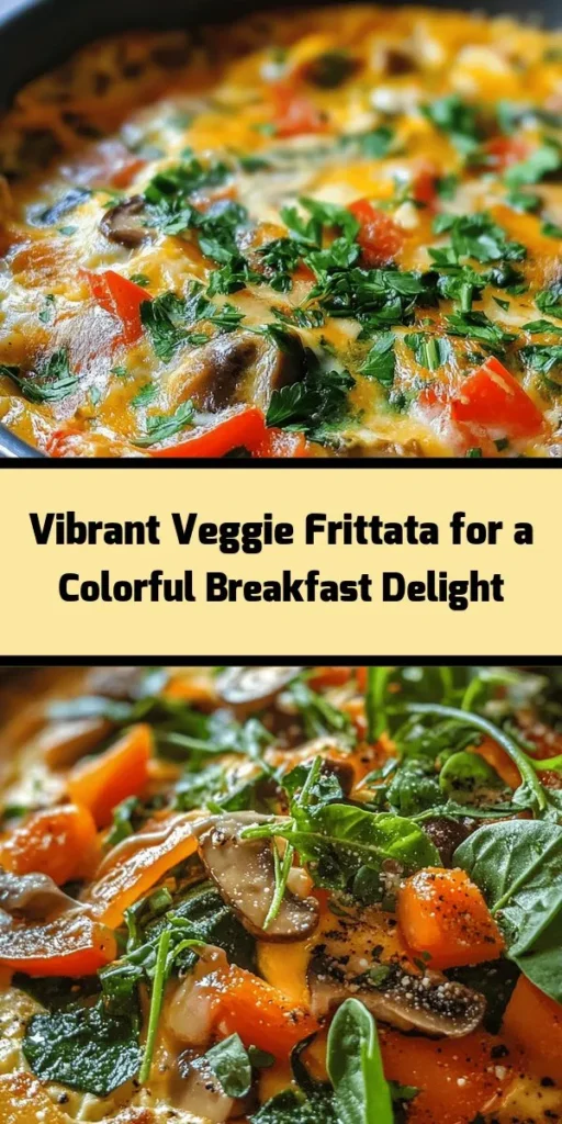 Brighten your mornings with this colorful veggie frittata! Packed with vibrant bell peppers, onions, mushrooms, and fresh spinach, this dish is as delicious as it is beautiful. Whisk together eggs and milk, combine with sautéed veggies, and finish in the oven for a fluffy perfection. It's easy to customize with your favorite cheese or herbs, making it a perfect brunch or light lunch option. Serve warm or at room temperature, and enjoy every bite!