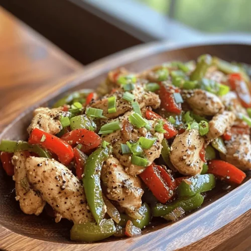 If you're on the hunt for a dish that brings a delightful kick to your dinner table, look no further than Spicy Peppery Delight: Black Pepper Chicken. This dish expertly balances spice, savory notes, and aromatic flavors, making it a favorite among spice enthusiasts and casual diners alike. The robust essence of black pepper takes center stage, enhancing the tender chicken and vibrant vegetables, while the umami-rich sauces elevate the dish to tantalizing heights.