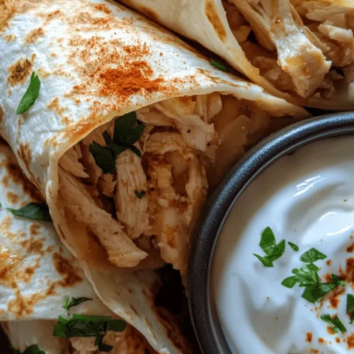Cheesy garlic chicken wraps are a mouthwatering delight that combines the rich flavors of melted cheese with the aromatic essence of garlic. This dish is not only satisfying but also incredibly versatile, making it an ideal choice for various occasions. Whether you're looking for a quick lunch, a comforting family dinner, or a dish to impress guests during a casual gathering, these wraps hit the mark every time.