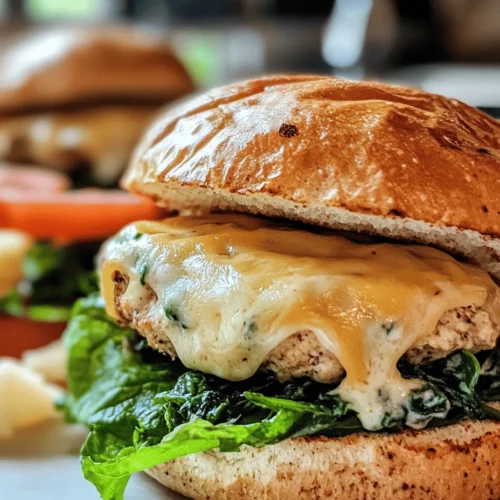 In the world of gourmet burgers, the options are endless, but few combinations can match the delightful harmony of creamy white cheddar and fresh spinach. The Creamy White Cheddar and Spinach Chicken Burger is a tantalizing dish that not only satisfies your cravings but also aligns with a healthier lifestyle. By substituting traditional beef with lean ground chicken, this recipe offers a lighter yet equally satisfying alternative that doesn't compromise on taste.
