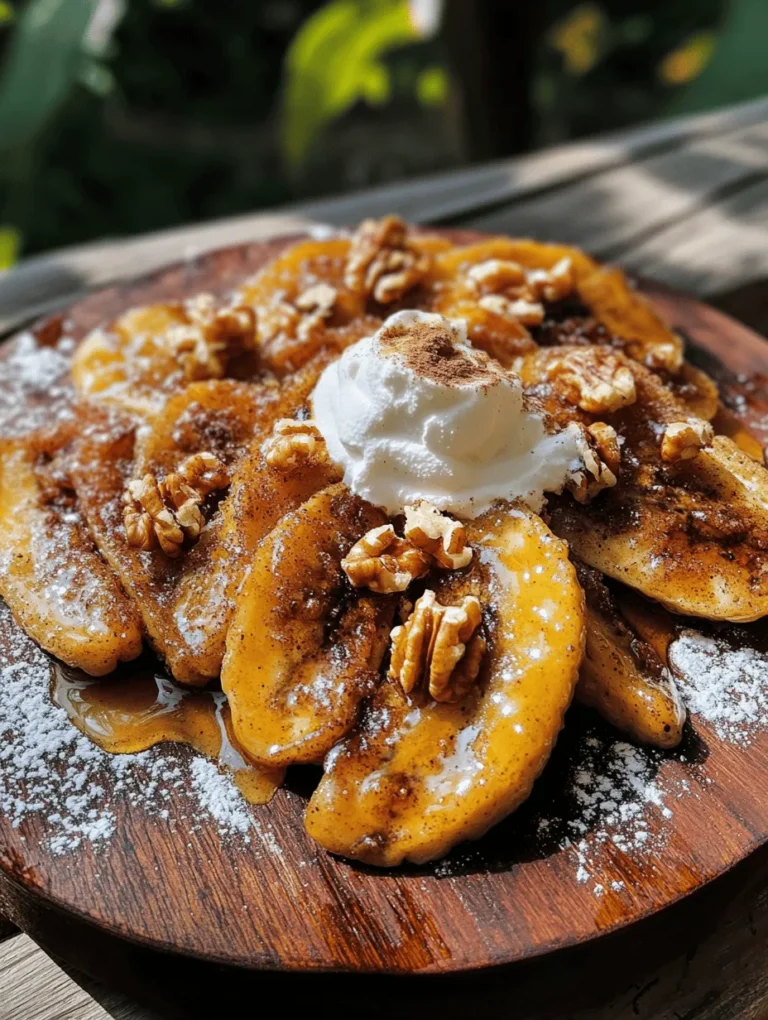 When it comes to desserts, simplicity often holds the key to satisfaction. Pan-fried bananas are a prime example of how a humble fruit can be transformed into a sumptuous, gourmet treat that delights the senses. This Sizzling Cinnamon Delight recipe takes the ordinary banana and elevates it to new heights through the magic of pan-frying. With a preparation time that clocks in around 10 minutes, it's the perfect solution for a last-minute dessert, a sweet breakfast addition, or a delightful afternoon snack.