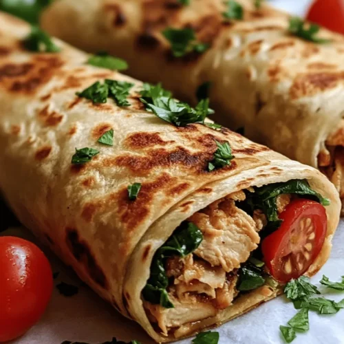 To create the perfect Cheesy Garlic Chicken Wraps, it’s essential to choose the right ingredients that will not only contribute to the overall flavor but also enhance the nutritional value of the dish. Here’s a closer look at the key components that make these wraps irresistible.