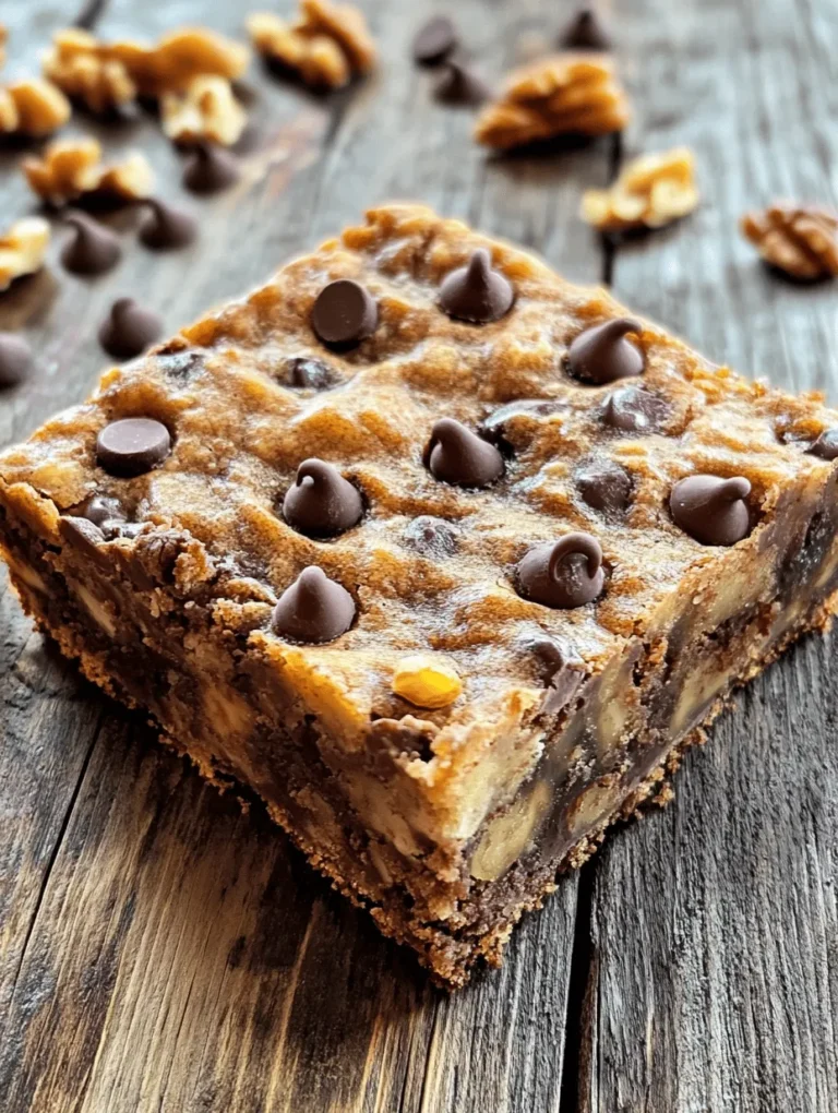 If you're on the lookout for a comforting, delicious treat that makes the most of overripe bananas, look no further than chocolate chip banana bars. These delightful bars combine the rich sweetness of ripe bananas with the indulgent goodness of chocolate chips, creating a dessert that is as satisfying as it is easy to make. Not only do banana-based desserts have a special place in many kitchens, but they also serve as an excellent way to reduce food waste, turning overly ripe bananas into a mouthwatering delight.