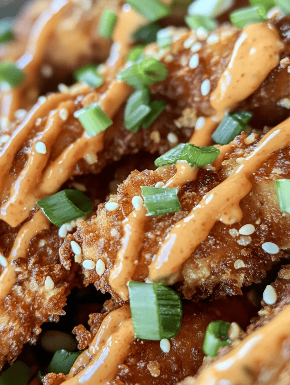 Bang Bang Chicken has surged in popularity as a beloved dish, captivating taste buds across the globe. This tantalizing recipe combines crispy, fried chicken with a creamy, spicy sauce that elevates it to a must-try meal for any chicken lover. Rooted in Asian culinary traditions, Bang Bang Chicken has found a special place in American cuisine, often enjoyed as an appetizer or main course in restaurants and homes alike.