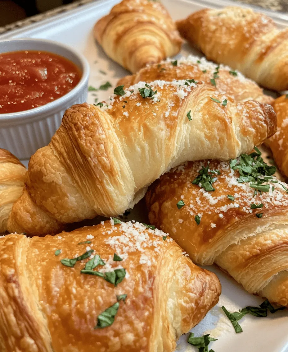 Experience a delightful fusion of flavors with our Mozzarella Pepperoni Croissant Rolls. This recipe masterfully combines the buttery, flaky goodness of crescent roll dough with the gooey, savory satisfaction of mozzarella cheese and pepperoni. Whether you’re preparing for a gathering, hosting a movie night, or simply craving a quick bite, these croissant rolls are not only easy to prepare but also sure to impress your family and friends.