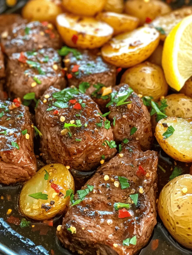 In recent years, skillet meals have surged in popularity among home cooks. Their ability to deliver flavorful, satisfying dishes with minimal cleanup makes them a go-to choice for both busy weeknights and special occasions. One standout recipe in this category is the Garlic Butter Steak and Potatoes Skillet, a dish that beautifully marries succulent steak with tender baby potatoes, all infused with the rich flavors of garlic and butter. This recipe not only tantalizes the taste buds but also offers a convenient cooking method, allowing you to create a gourmet meal in just one pan.