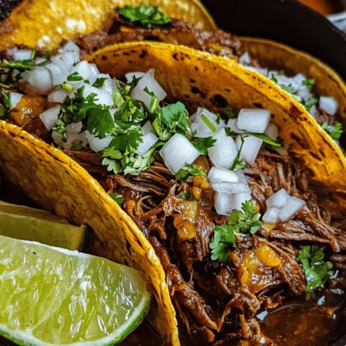 Birria tacos have taken the culinary world by storm, beloved for their rich flavors and satisfying textures. Originating from the Mexican state of Jalisco, this dish is a perfect fusion of tender, savory beef and vibrant toppings, all wrapped in soft corn tortillas. The popularity of birria tacos has surged in recent years, becoming a staple not only in Mexican households but also in street food scenes worldwide. Whether enjoyed at festive gatherings or as a comforting meal at home, birria tacos are a celebration of flavor that brings people together.