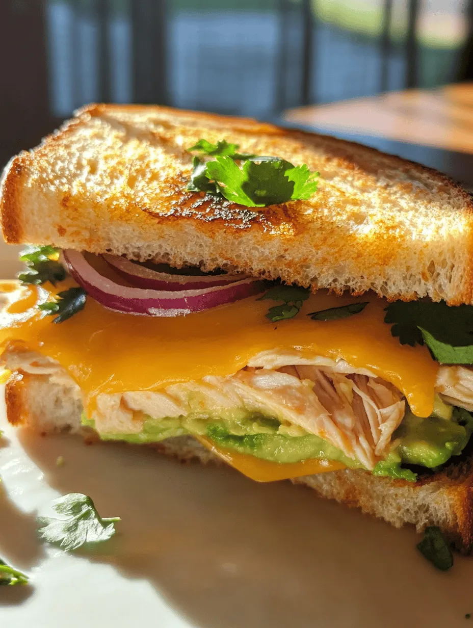 In a world where quick meals often compromise flavor and nutrition, the Chicken Avocado Melt Sandwich stands out as a delicious and wholesome option for lunch or a light dinner. This sandwich beautifully combines tender, juicy chicken with the creamy richness of ripe avocado, all topped with melted cheese that brings everything together in a warm, gooey embrace. It's not just a meal; it's an experience that elevates your typical sandwich into something truly special.